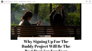 Why Signing Up For The Buddy Project Will Be The Best Decision You ...