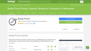 Buddy Punch Pricing, Features, Reviews & Comparison of Alternatives ...