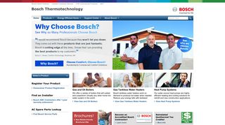 Bosch Heating and Cooling | Boilers, Tankless, Geothermal