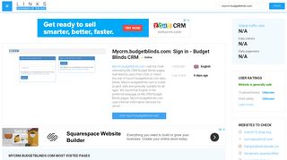 Visit Mycrm.budgetblinds.com - Sign in - Budget Blinds CRM.