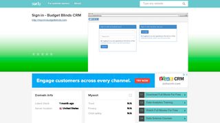 mycrm.budgetblinds.com - Sign in - Budget Blinds CRM - My CRM ...