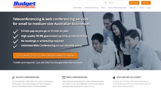 Budget Conferencing: Teleconferencing & Web Conferencing Australia