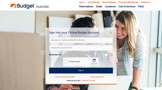 Login to view your Budget Fastbreak Profile | Budget Australia