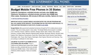 Budget Mobile - Free Government Cell Phones