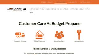 Budget Propane Customer Care