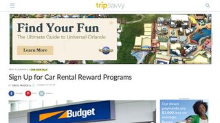Sign Up for Car Rental Rewards Programs - TripSavvy