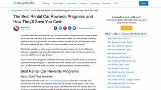 The Best Rental Car Rewards Programs and How They'll Save You ...