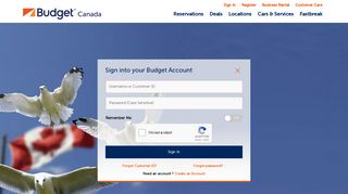 Login to view your Budget Fastbreak Profile | Budget Car Rental Canada