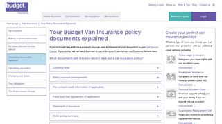 Van Insurance Policy Explained | Budget Insurance