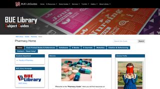 Home - Pharmacy - Guides at British University in ... - BUE LibGuides