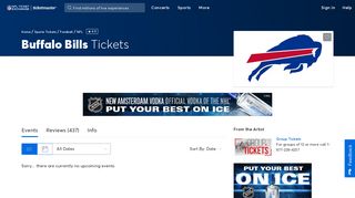 Buffalo Bills Tickets | Single Game Tickets & Schedule | Ticketmaster ...
