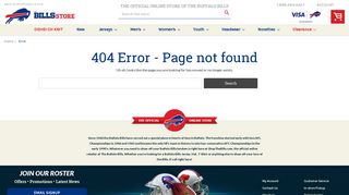 The Official Buffalo Bills Online Store - Sign In