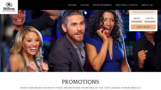 Promotions - Casinos in New Mexico - Hilton Santa Fe Buffalo Thunder