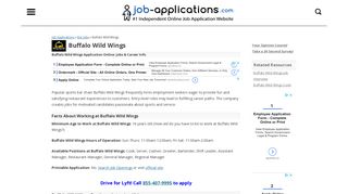 Buffalo Wild Wings Application, Jobs & Careers Online