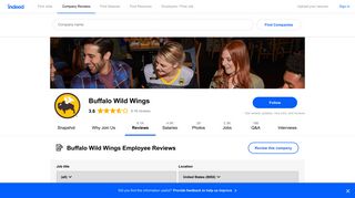 Buffalo Wild Wings Employee Reviews - Indeed