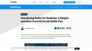 Introducing Buffer for Business: A Simpler and More Powerful Social ...