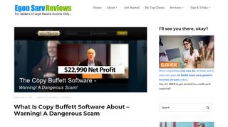 What Is Copy Buffett Software About - Warning! A Dangerous Scam