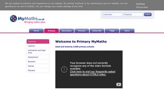 MyMaths - Bringing maths alive - Primary