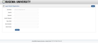 New Registration - ::Flair-ERMS:: Bugema University :: Student Portal
