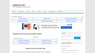 Bugema University Student login - Ugfacts.net