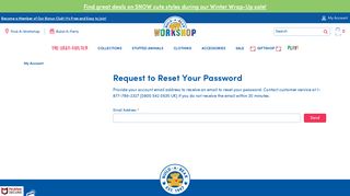 Forgot Password? - Build-A-Bear