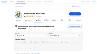 Working as an Associate at Build-A-Bear Workshop: Employee ...