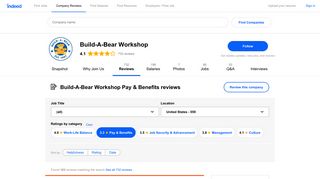 Working at Build-A-Bear Workshop: 100 Reviews about Pay & Benefits ...
