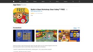 Build-A-Bear Workshop: Bear Valley™ FREE on the App Store