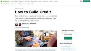 How to Build Credit - NerdWallet