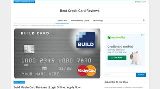 Build MasterCard Features | Login Online | Apply Now ...