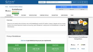 BuildaBazaar - Reviews, Pricing, Free Demo and Alternatives