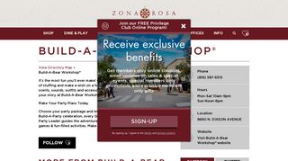 Zona Rosa ::: Build-A-Bear Workshop®