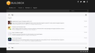login | Buildbox Official Forum
