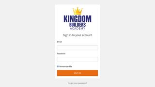 Login - Kingdom Builders Academy