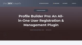 Profile Builder Pro: An All-in-One User Registration & Management ...