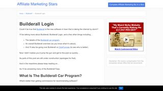 Builderall Login – Affiliate Marketing Stars