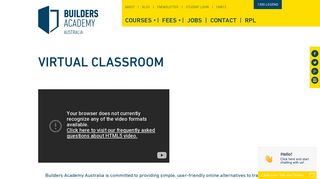 Online Courses - Builders Academy