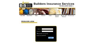 Producer Login - Builders Insurance Services - The Builder's Edge®