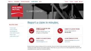 Claims Center: Log in to Submit a Claim | Builders Mutual