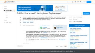 Buildfire: How to modify the Login and Register page? - Stack Overflow