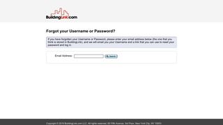 Forgot password - BuildingLink