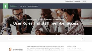 User Roles and staff member access – Buildium Help Center