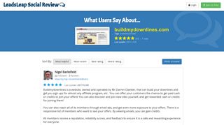 Buildmydownlines.com Review - What Users Say? - LeadsLeap