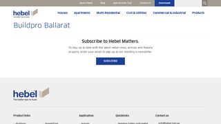 Buildpro Ballarat - CSR Hebel
