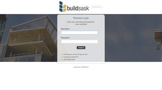 Buildsask Demo login - infinitesource.com