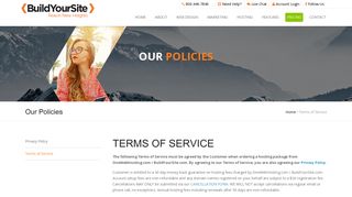 Terms of Service | BuildYourSite