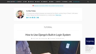 How to Use Django's Built-in Login System
