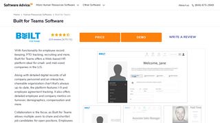Built for Teams Software - 2019 Reviews, Pricing & Demo