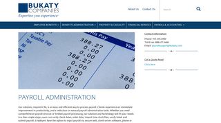 Payroll Administration | Bukaty Companies