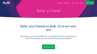 Refer a Friend | Bulb